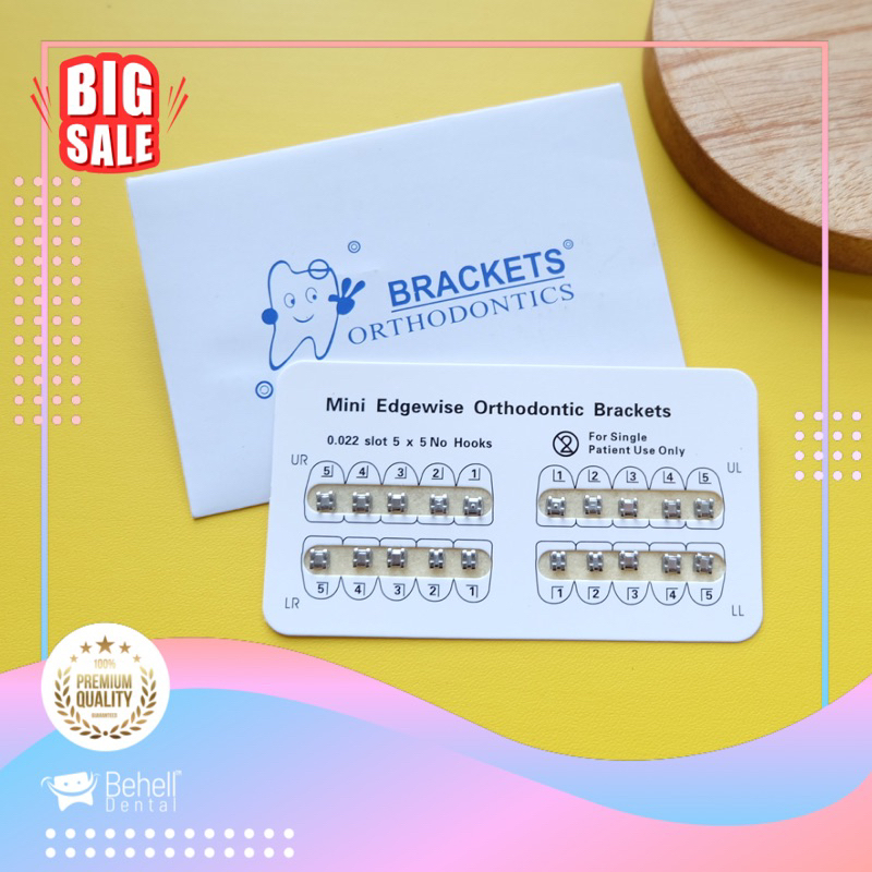 ORI ANTI KARAT | BRACKET BEHEL PERAWATAN FANCY AMPLOP : DENTAL ORTHODONTICS ORTHODONTIC KAWAT GIGI O