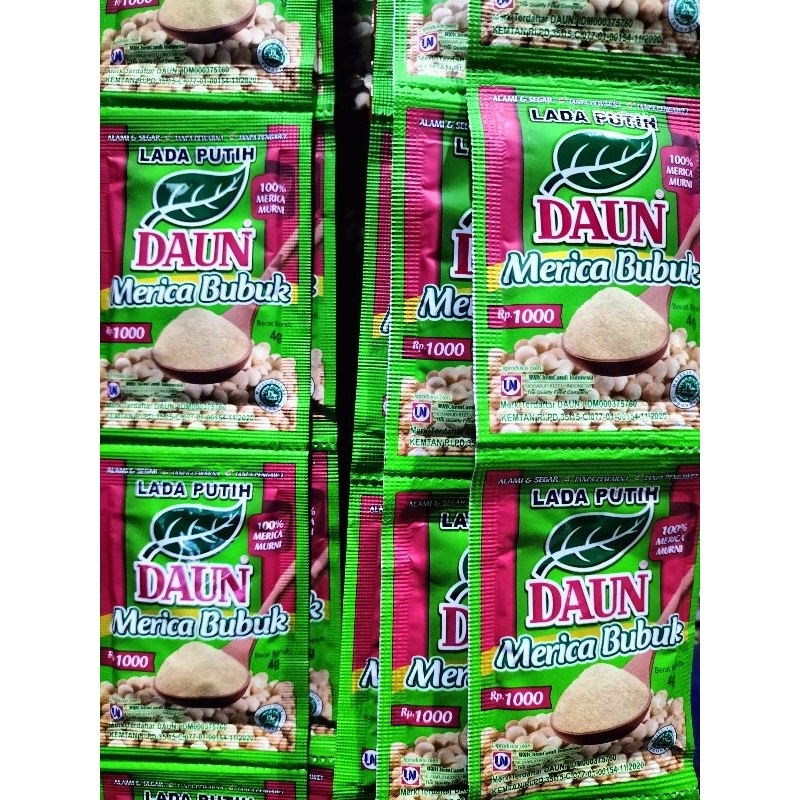 

Merica Bubuk / Lada Bubuk cap Daun