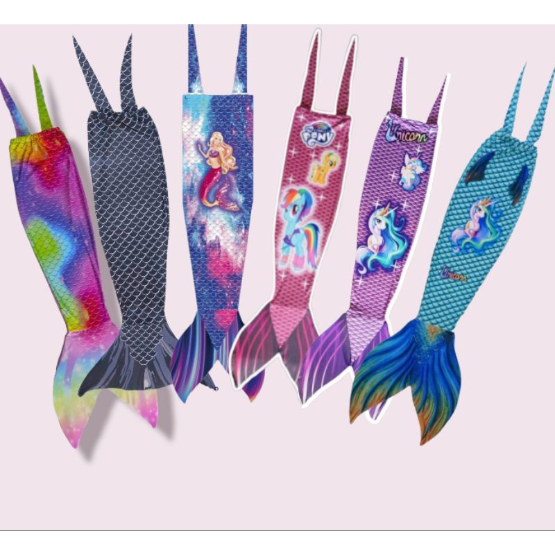 kostum mermaid anak usia 2-12 tahun/baju duyung/kostum mermaid tail