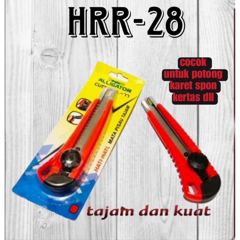 

Alligator Cutter AL-77 Merah dan Kuning Pisau Cutter