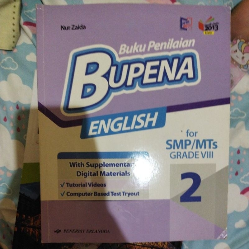 

Buku Penilaian BUPENA ENGLISH FOR SMP/MTS KELAS 8