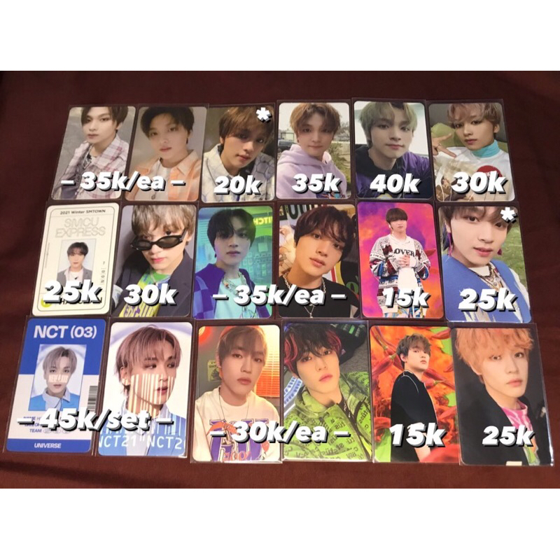 

PHOTOCARD NCT OFFICIAL