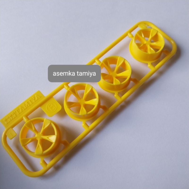 VELG TAMIYA ORIGINAL MEDIUM 5 SPOKE KUNING