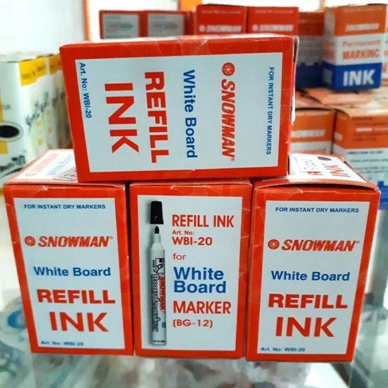 

Refill snowman white board