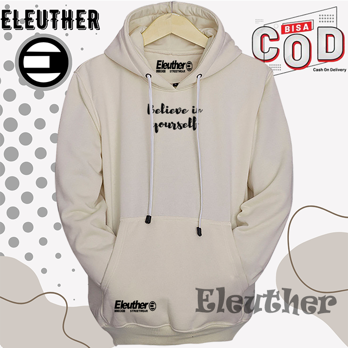 Sweater Pria Anime Believe In Yourself Cream Sweater Pria Distro Original 100% Halus Tebal Jaket Pri