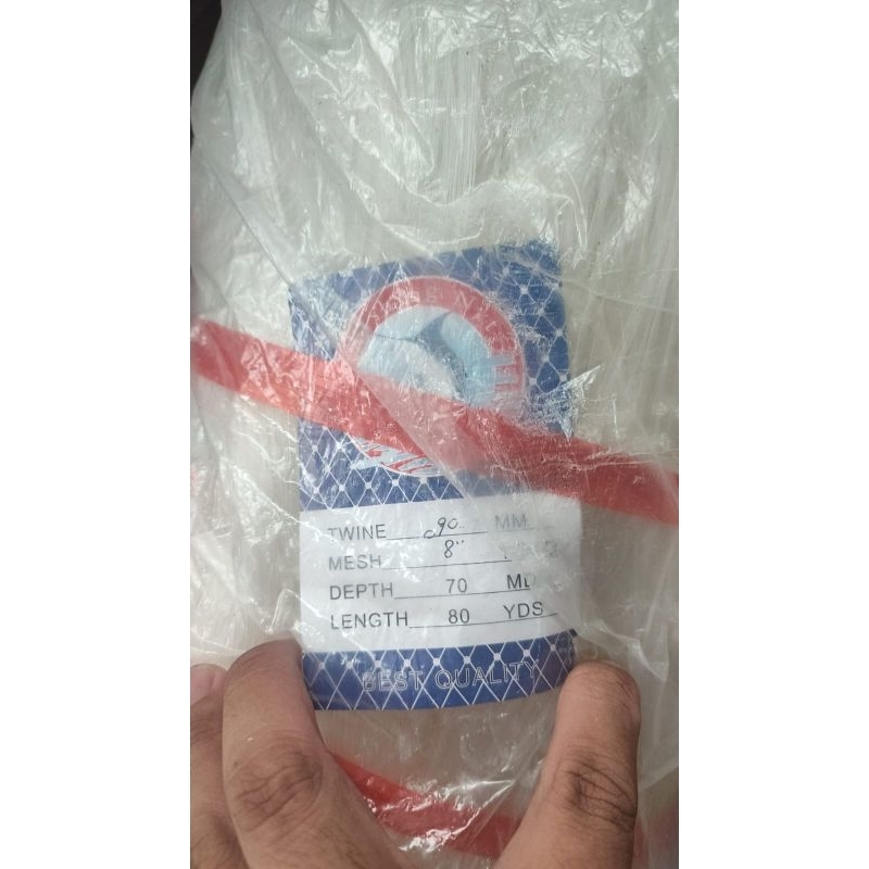 jaring ikan besar 8 inchi senar 0.90 70md/80yds YOKO senar sangat tebal harga murah jaring ikan hiu 