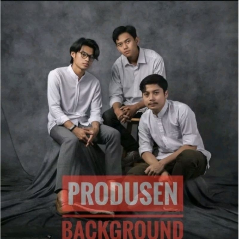 BACKGROUND BACKDROP PHOTO STUDIO ABSTRAK HITAM