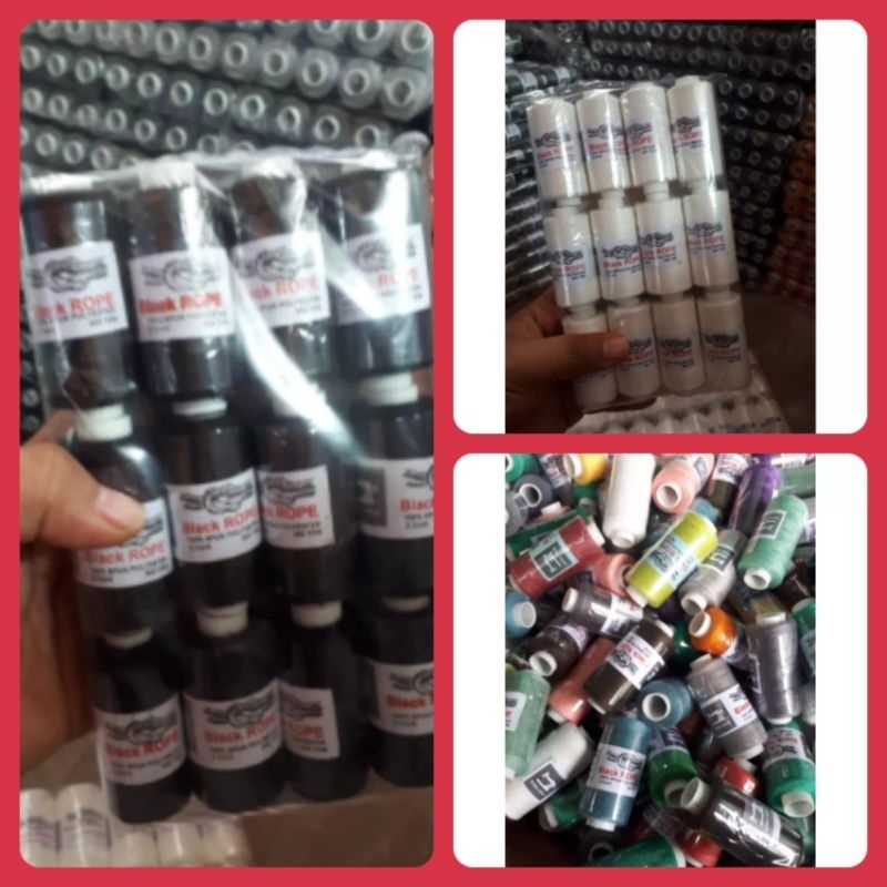 Benang Jahit Extra  40/2 500 yard  Set Warna Warni Lengkap Isi 12 Pcs
