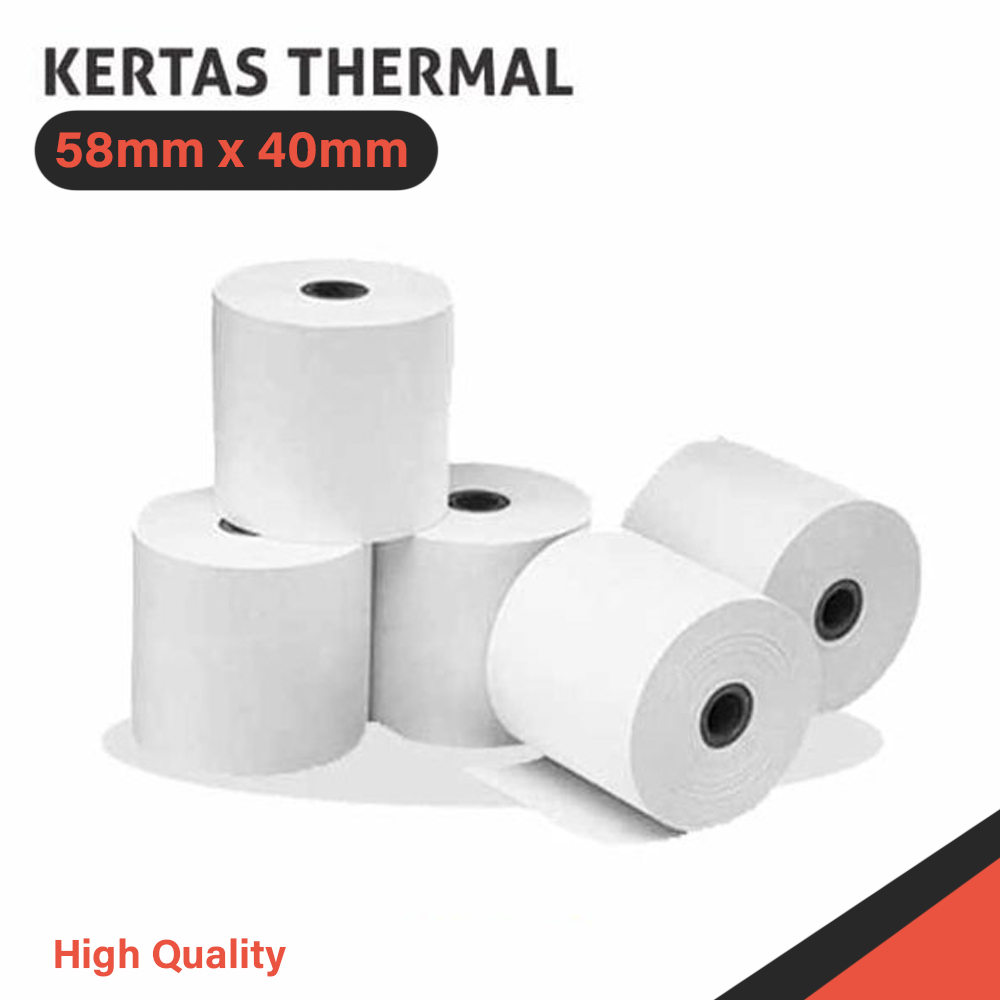 

Kertas thermal printer mini bluetooth kasir ukuran 58 mm