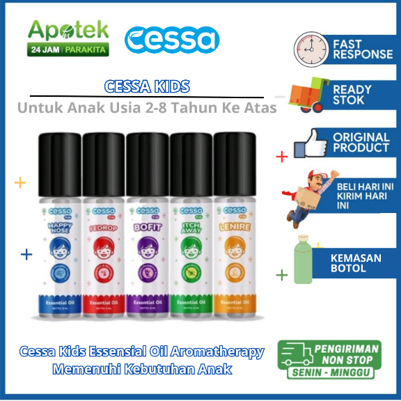 Cessa Kids Essential Oil/ Minyak Oles Anak 2-8 tahun