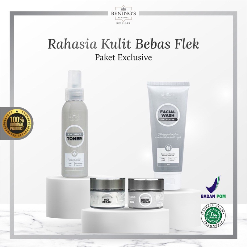 Bening’s  ekclusive skincare