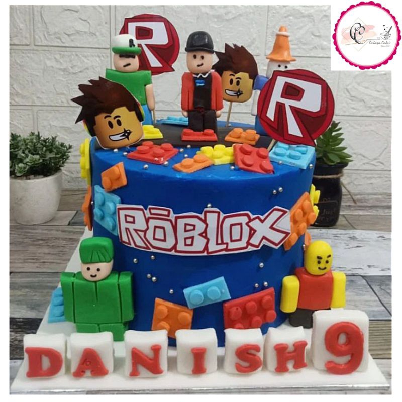

Kue Ulang Tahun Roblox / Roblox Cake / Kue Ultah Anak Karakter Roblox