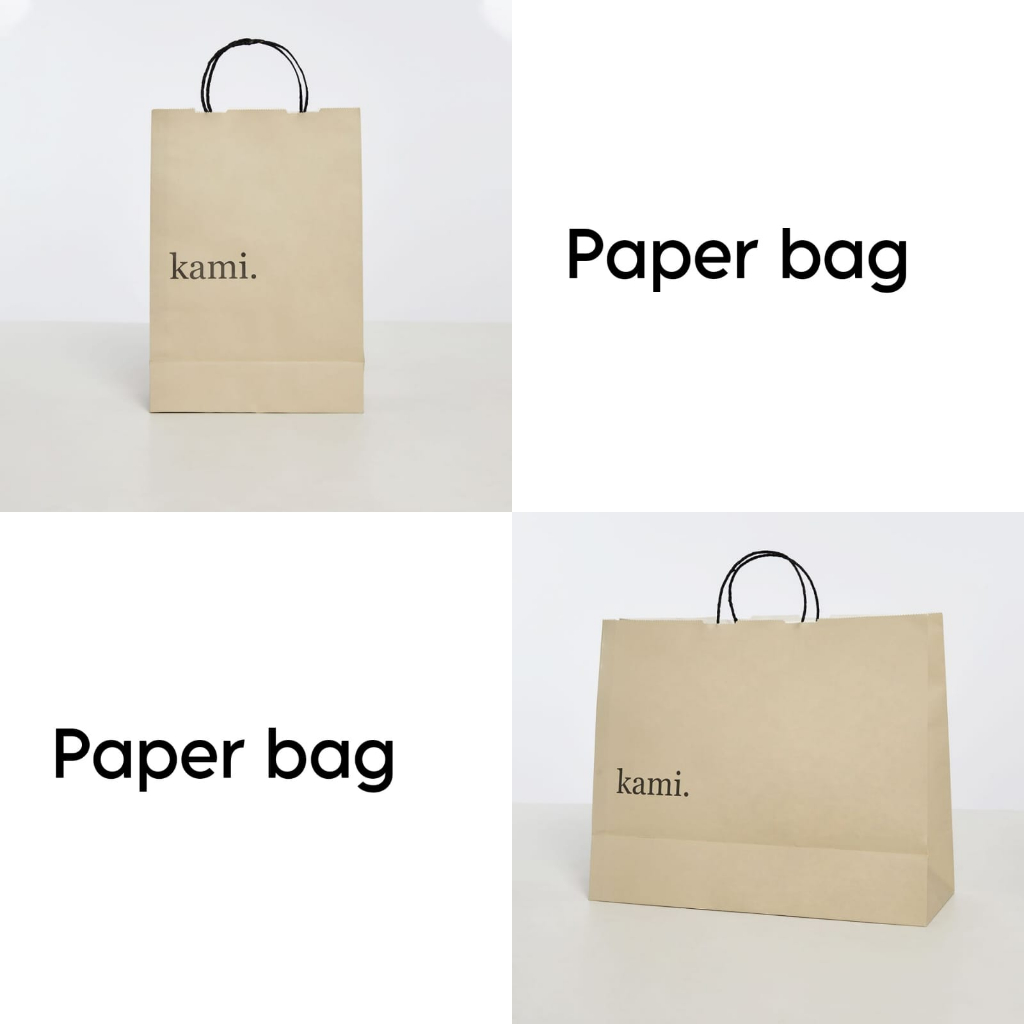 

Kami Paper Bag Misc Creme Kamiidea Kami Idea