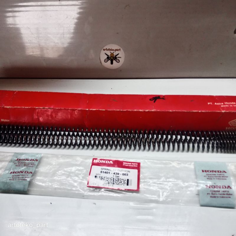 PIR SHOCK DEPAN HONDA GL100 CB100 GL CB 100 K3 WIN CODE PART 51410-439-003 ORIGINAL ORI SINIL