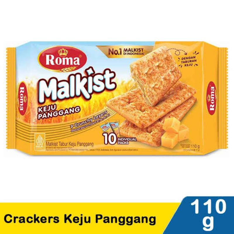 

Malkist Keju Panggang isi 10 (individual pack)