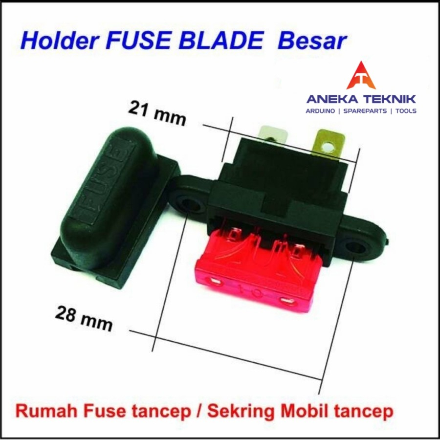 Holder Fuse Blade Besar / Rumah Fuse Tancap Besar