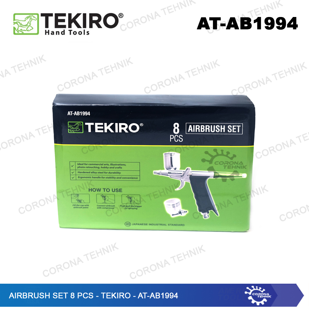 Airbrush Set 8 Pcs - AT-AB1994 - Tekiro