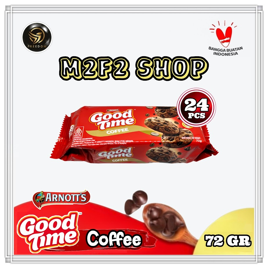 

Good Time Coffee Cookies | Kukis Kopi - 72 gr (Kemasan 24 Pcs)