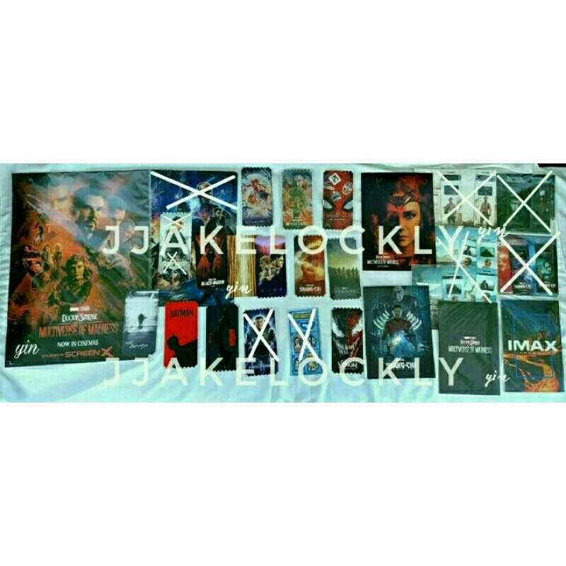 [TAKE ALL ONLY] OFFICIAL KOREA COLLECTIBLE TICKET MERCH CT SPIDERMAN THOR BLACK WIDOW BW DR STRANGE 