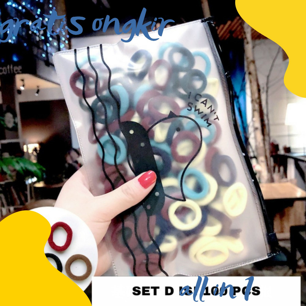 Gratis ongkir Ikat rambut korea ikat rambut anak ikat rambut hijab set ikat rambut anak perempuan se