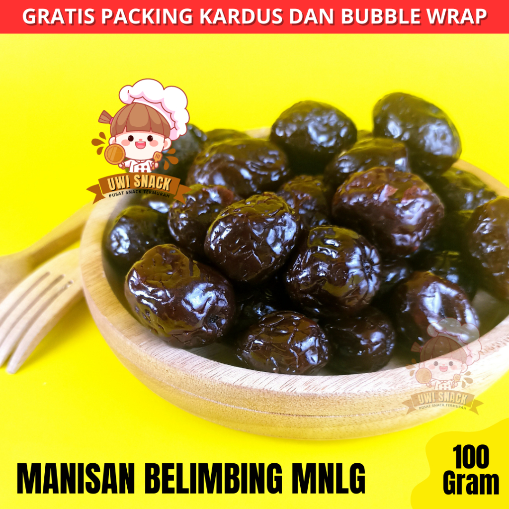 

MANISAN BELIMBING MANALAGI 100 GRAM snack kiloan makanan ringan jajanan cemilan camilan aneka manisan mangga murah