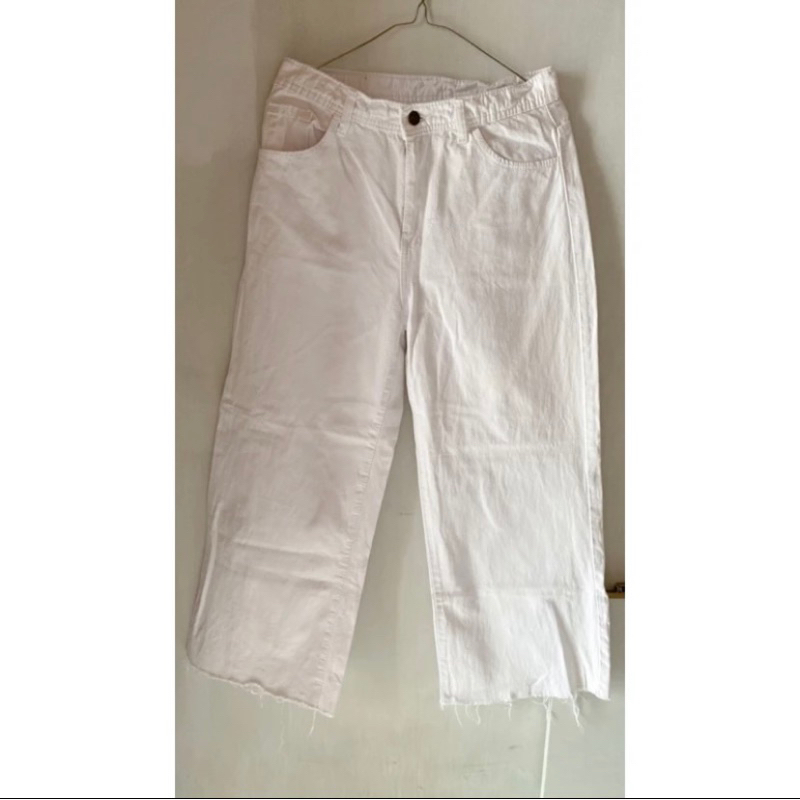 Celana Jeans Kulot Stradivarius