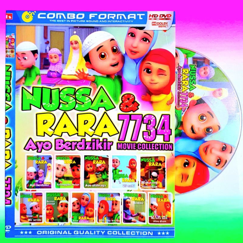 Kaset Film Collection Movie Anak Nussa Rara Koleksi Terbaru