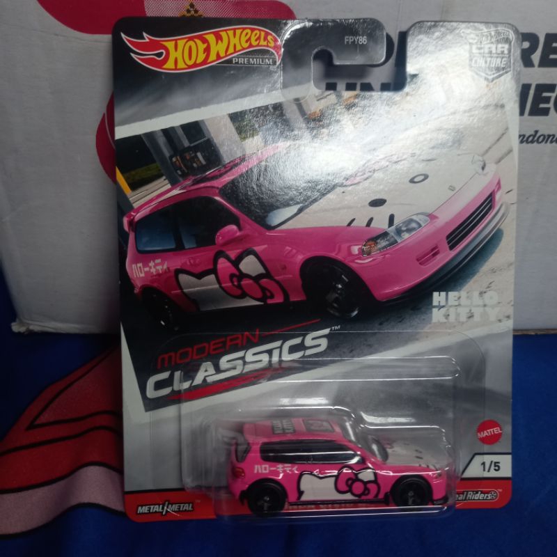 Hotwheels Honda Civic EG Hello Kitty