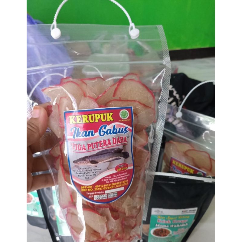 

Kerupuk haruan khas Hss 200gr