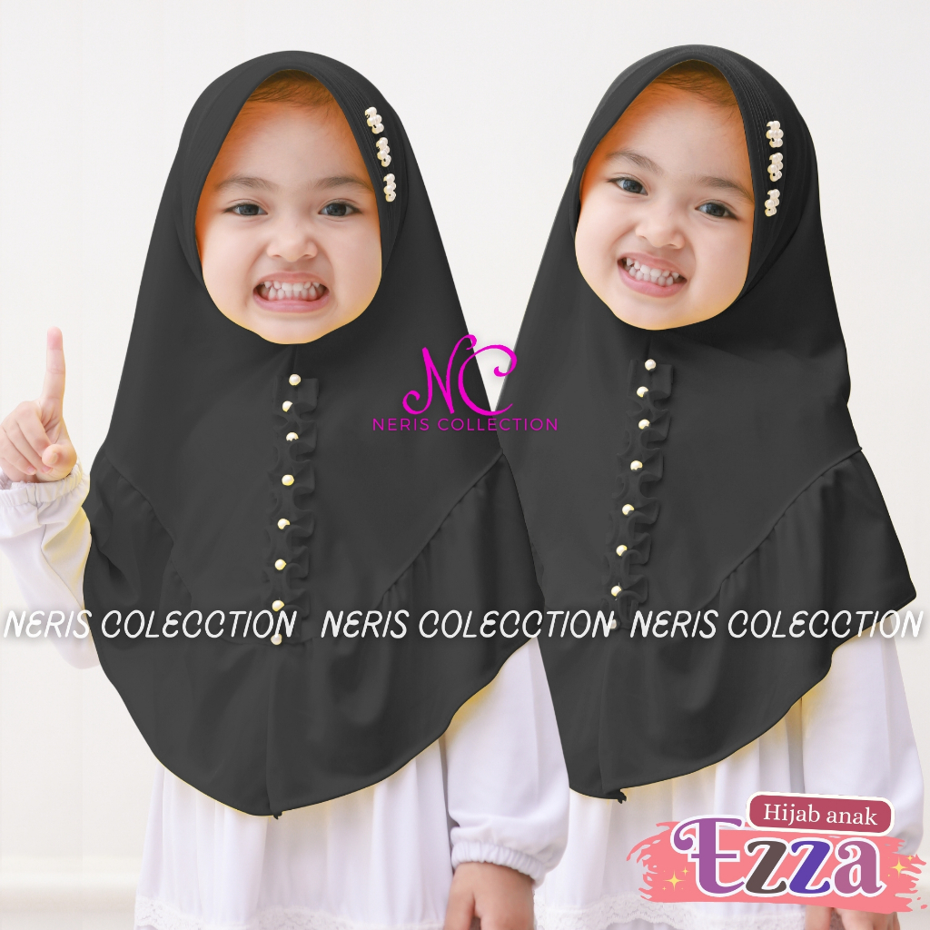 Hijab Sporty Anak Ezza / Hijab Olahraga Muslim Anak / Bergo Sport Anak Karakter Mutiara / Jilbab Ola