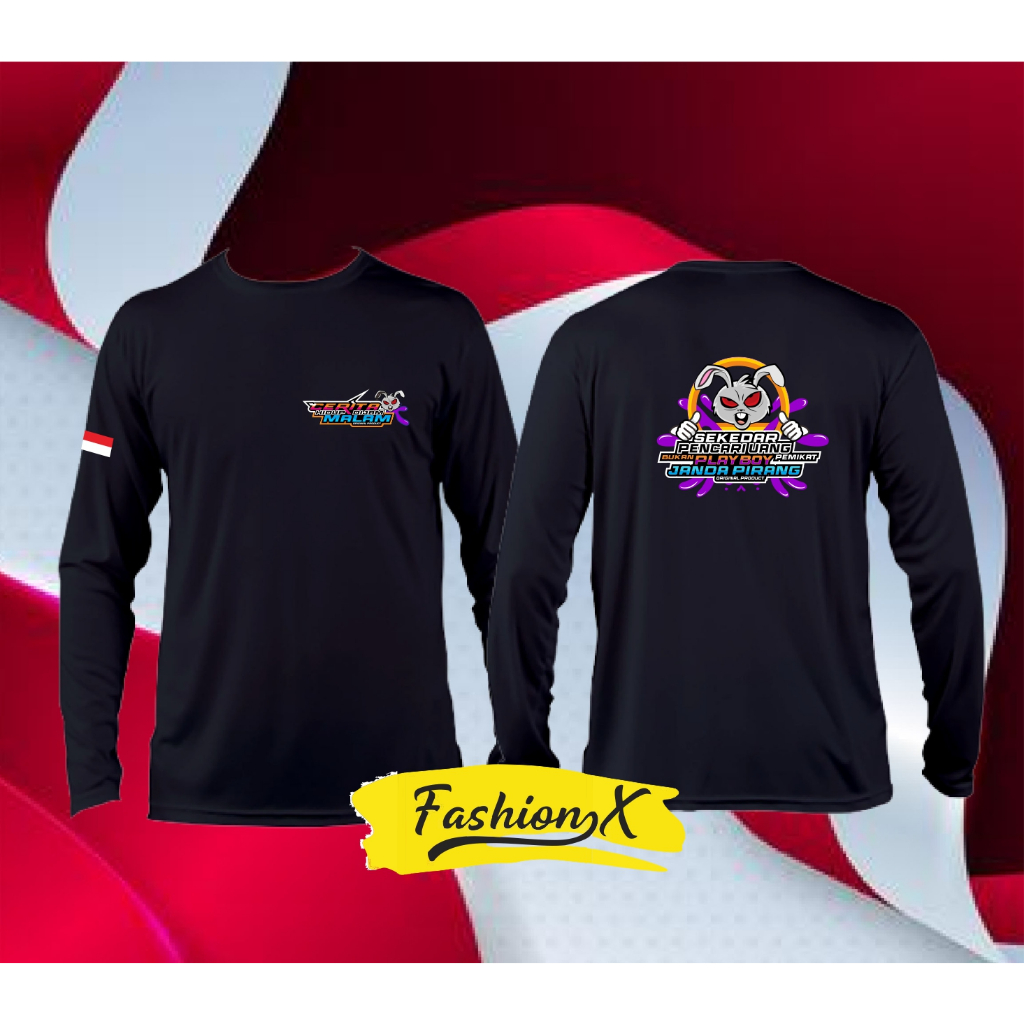 Kaos Pria Distro Lengan Panjang Keren dtf Bukan Playboy Bandung Original Murah/Baju Oblong Katun 30s