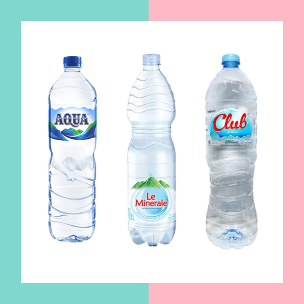 ❤️ BOTOL BEKAS ❤️ AQUA AIR MINERAL SEKALI PAKAI UKURAN 1,5 LITER