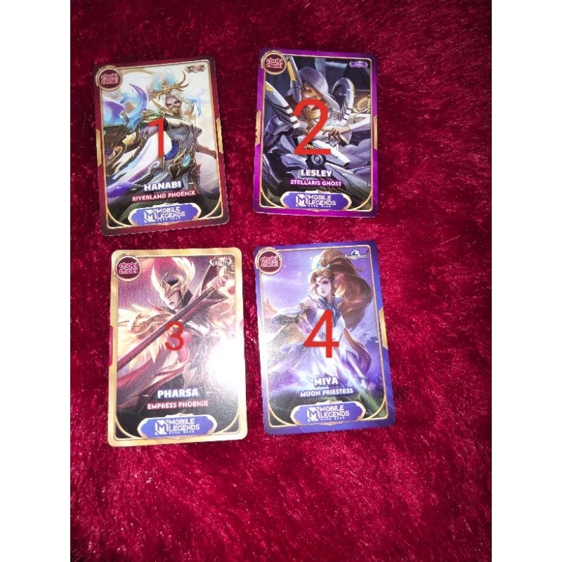 kartu Mobile legends x Choki choki