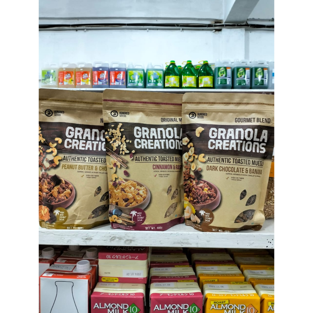 

Granola Creations Hundred Seeds Made With Coconut Sugar 400gr Lokal HALAL