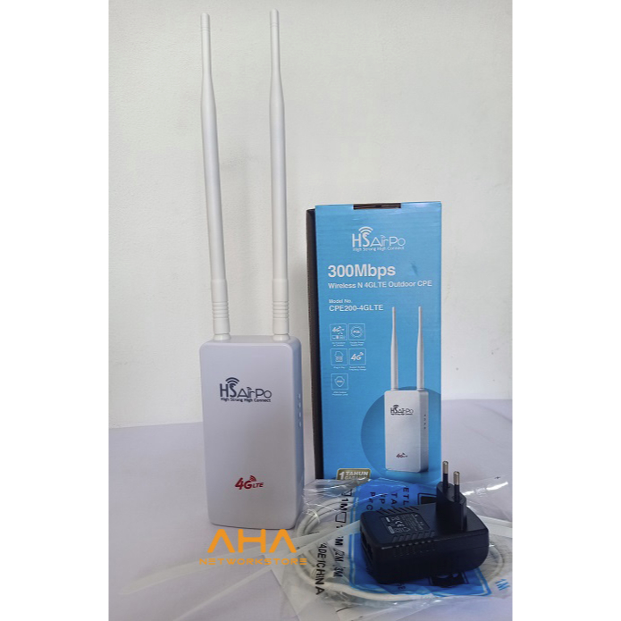 LTE 4G HSairPo CPE200 Wireless 300mbps 2.4Ghz 4G LTE Outdoor HSairPo CPE200 Wifi 4G LTE HSairPo CPE2