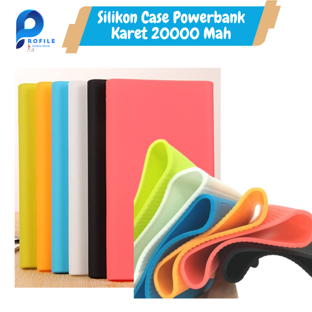Powerbank Silikon Silicone Karet Xiaomi 2ND / 2C 20000 mAh QC