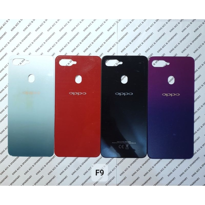BACKDOOR BACKCOVER TUTUP BELAKANG OPPO F9 F9 PRO ORI NEW