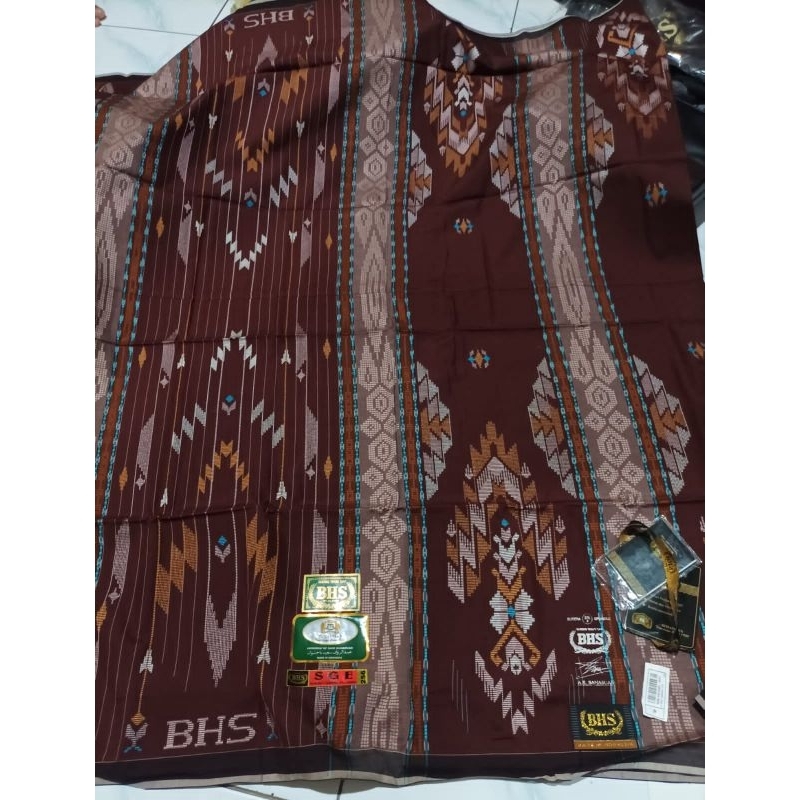 COD / SARUNG BHS GOLD JADUL Type SGE S3C0ND LIKE NEW MULUS FULL SUTRA original by BHS (N).