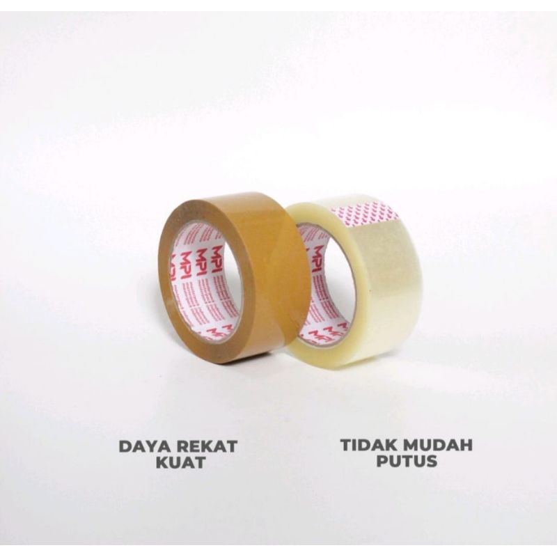 

Lakban Bening Coklat 45MMX100YARD Brand Master Pack Indonesia