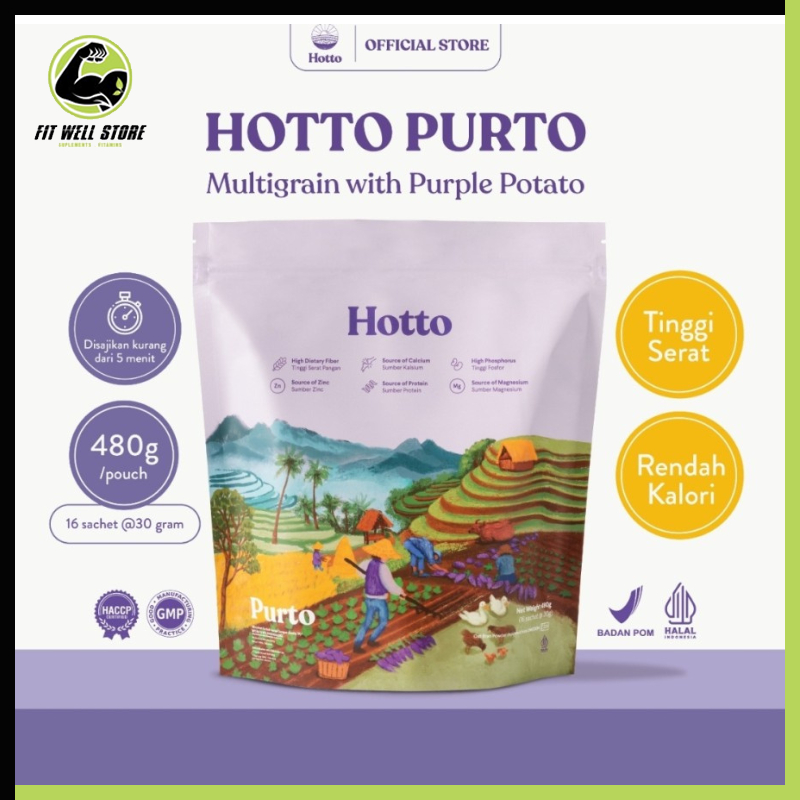 

Hotto Purto Multigrain with Purple Potato 1 Pouch 16 sachet - 1 Pouch (isi 16)