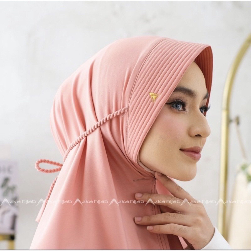 Bergo tali uk XL pet by berlian hijab bahan kaos premium