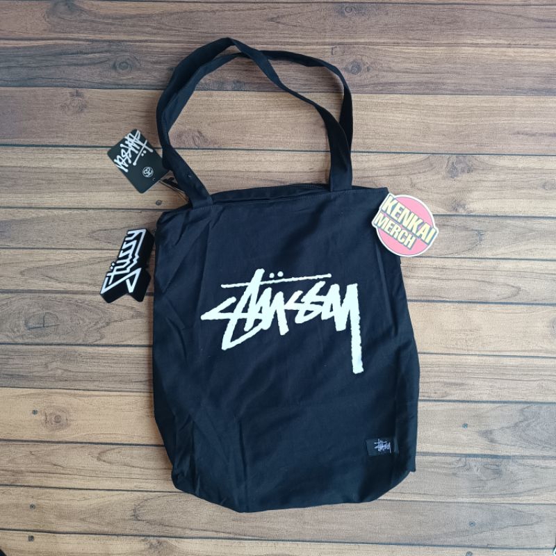 totebag zipper stssy