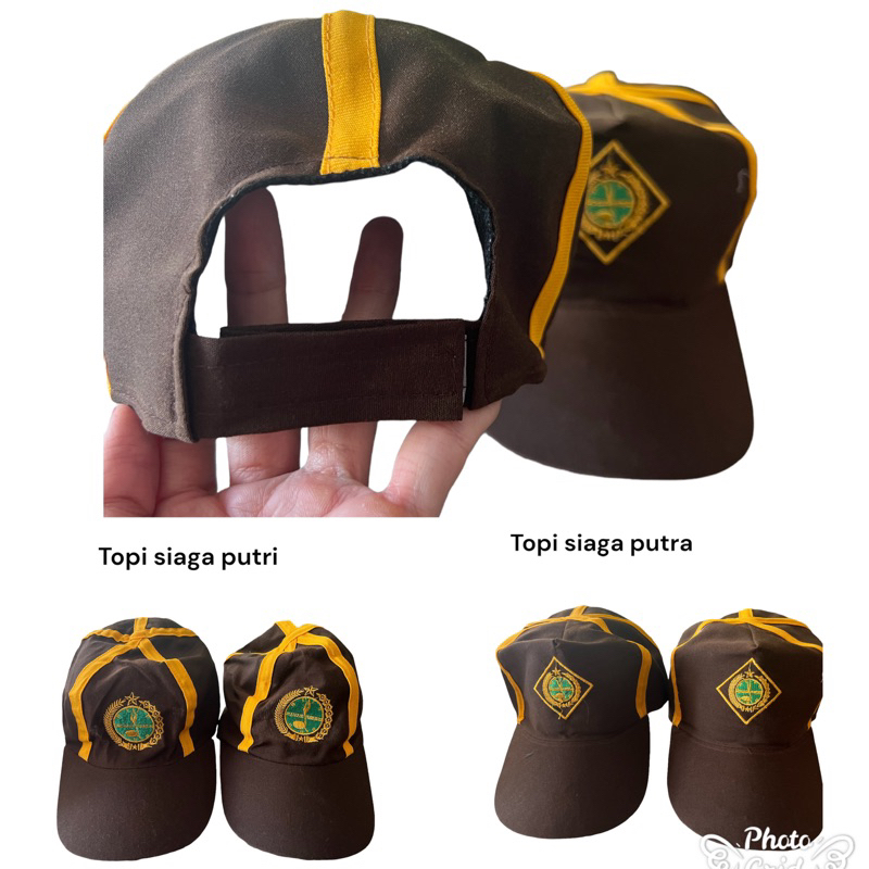 Topi Pramuka SD Siaga Putra Putri Logo Bordir