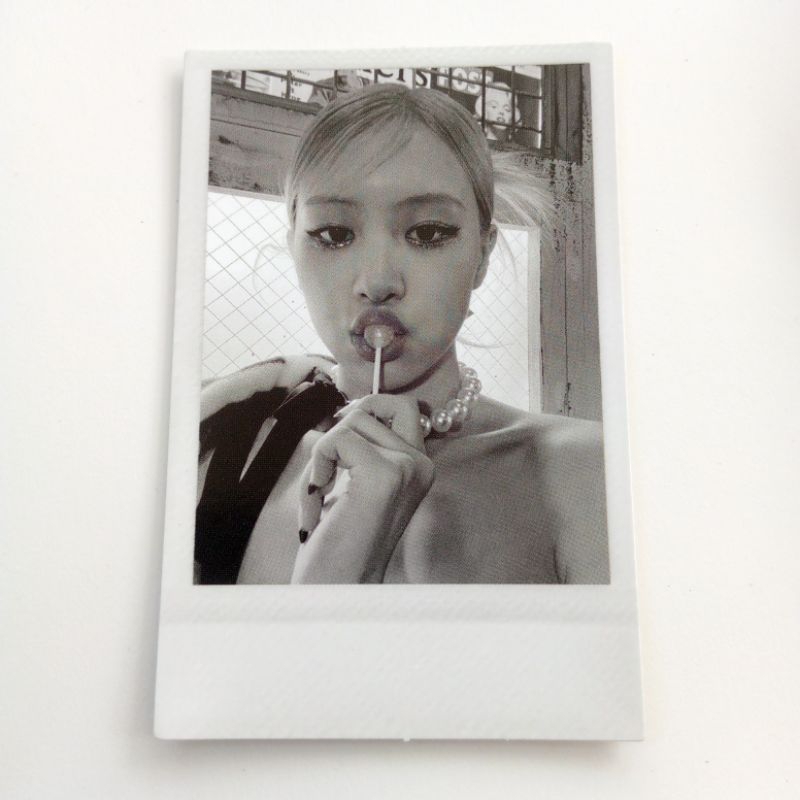 Photocard Blackpink Rose R Solo Album