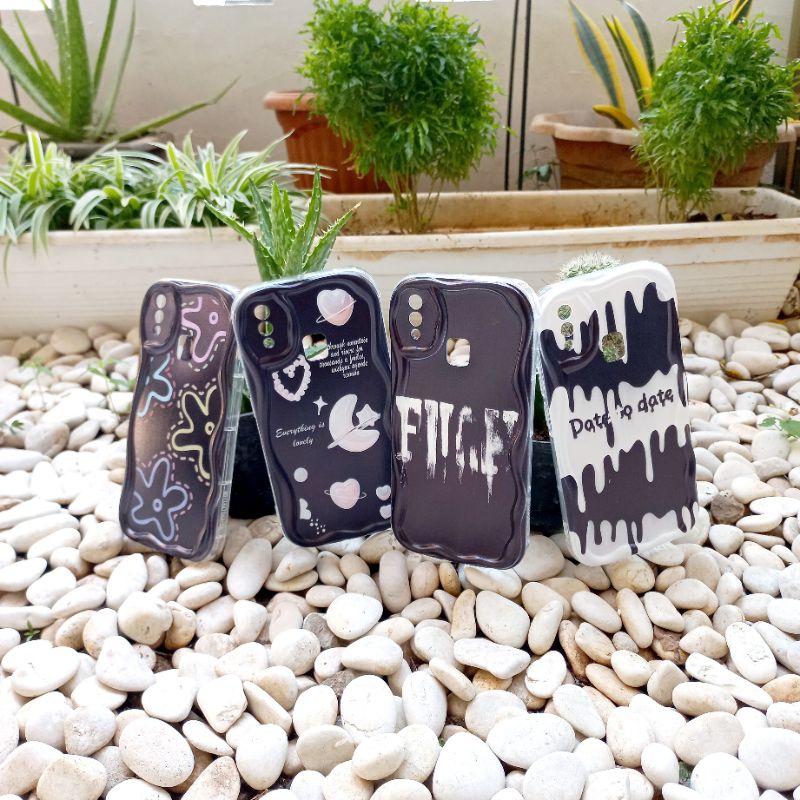 Casing Vivo 1817 Vivo 1816 Vivo 1814 Vivo 1811 Vivo 1807 Softcase Airbag Black Motif Grafiti Vivo Y9