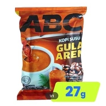 

[ RENCENG ] ABC KOPI SUSU GULA AREN 27 GR