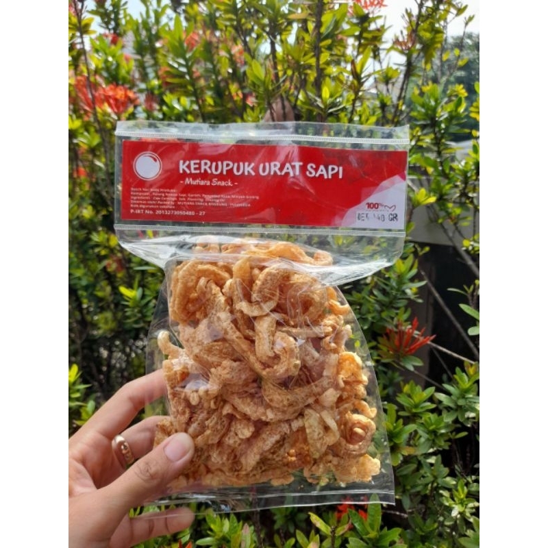 

Kerupuk urat Sapi