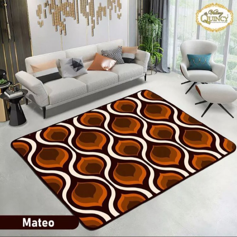 Karpet Malaysia besar tebal gak licin 150x200 anti slip