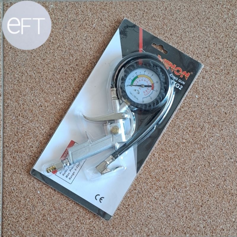 tire Inflator xenon ATTG2 3 in 1 alat ukur isi angin ban