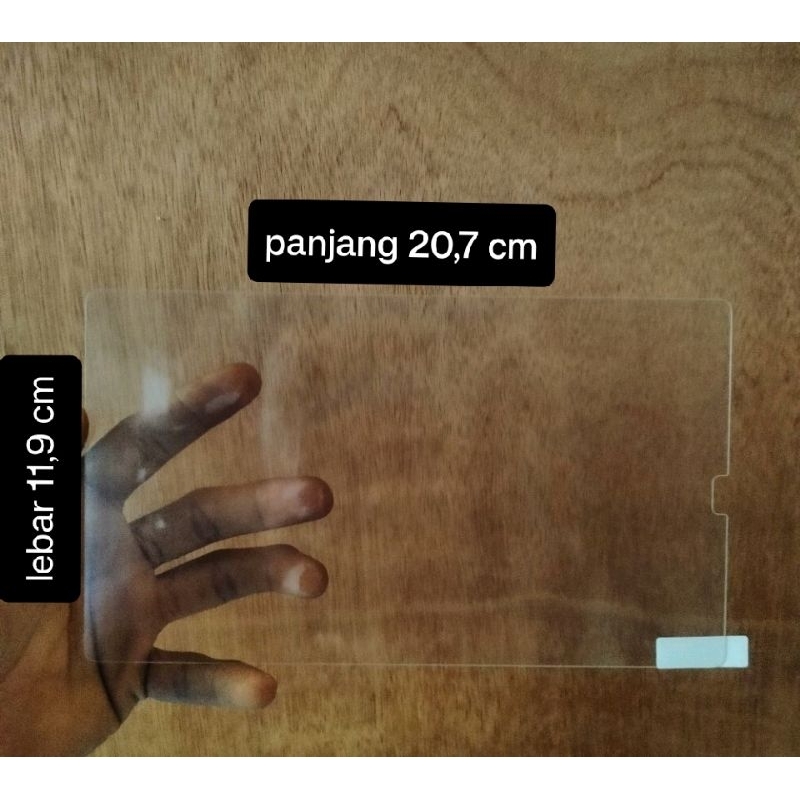 TEMPERED GLASS KACA PELINDUNG HEAD UNIT TAPE MOBIL ANDROID 9 INCH